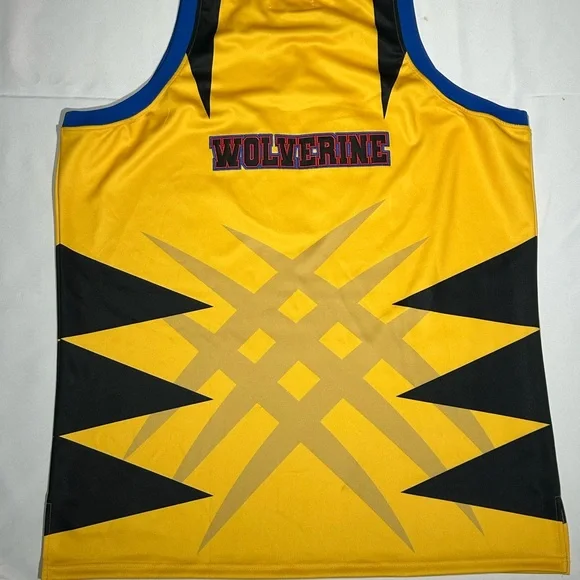 Wolverine X-Men Headgear Classics Basketball Jersey Size 6XL NWOT - Picture 5 of 6